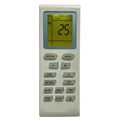 Upix AC Remote No. 18 (with Backlight), Compatible/Replacement for Croma AC Remote Control