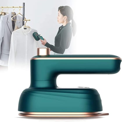 AUSEK Portable Mini Garment Steamer - Lightweight, Foldable, and Handheld Travel Iron Support Dry And Wet Wrinkle Removal in Clothes AUSEK Portable Mini Garment Steamer - Lightweight, Foldable, and Handheld Travel Iron Support Dry And Wet Wrinkle Removal