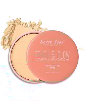 Seven Seas Touch N Glow Compact Pressed Powder Medium 16 g