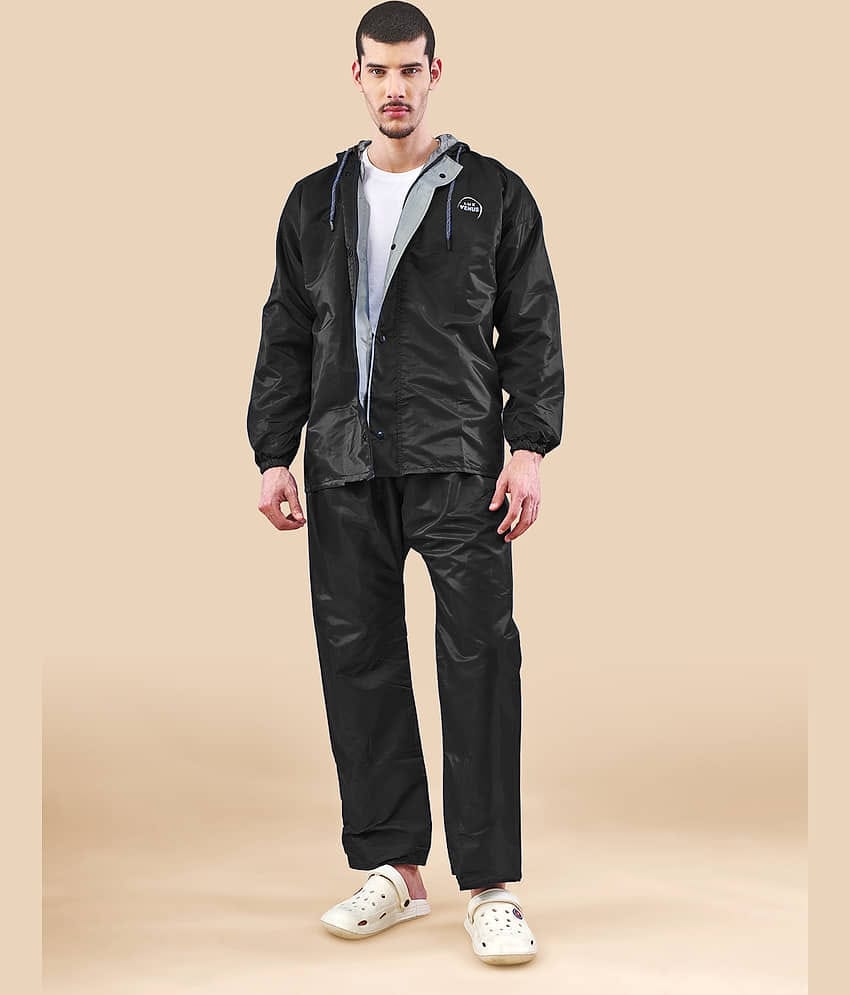 lux venus Black Polyester Men's Rain Suit ( Pack of 1 )