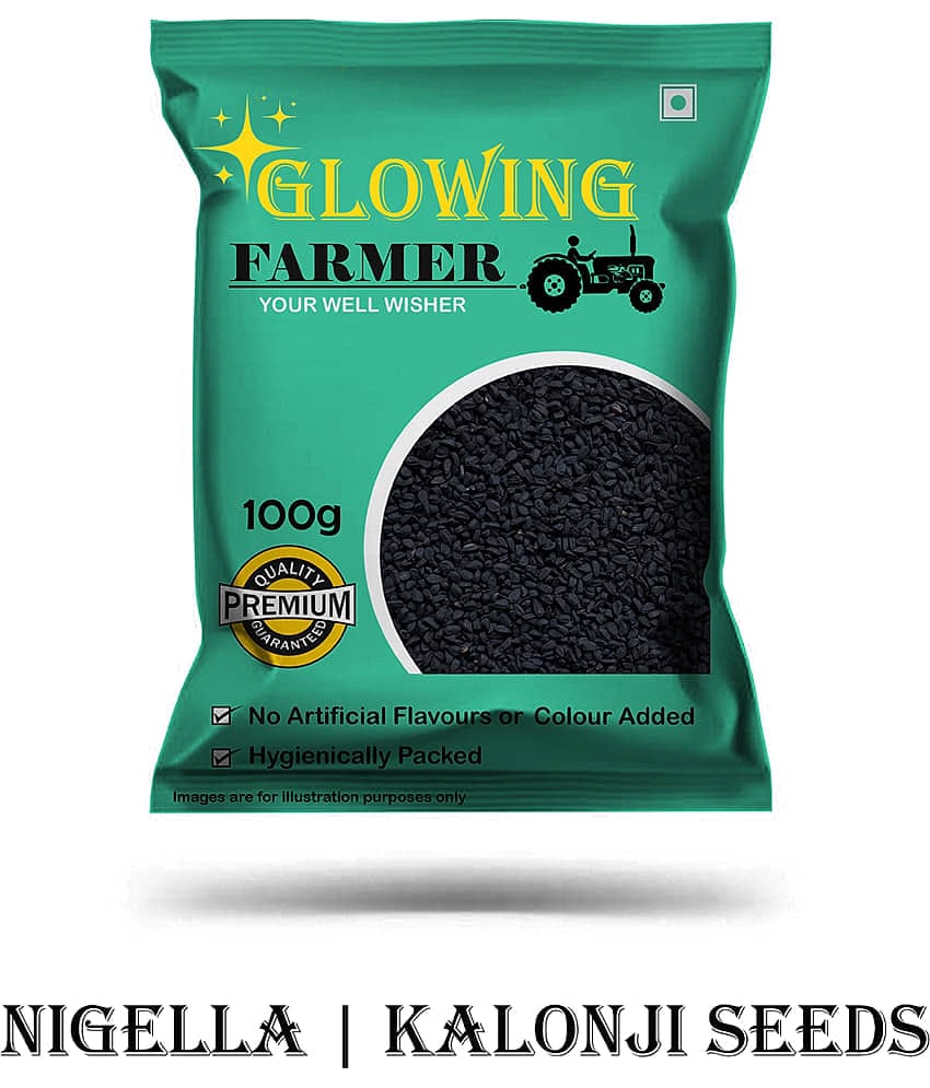GLOWING FARMER Nigella Seeds | Kalonji Seeds 100 gm