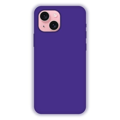 Amethyst Liquid Silicon Case For Apple iPhone Models-Apple iPhone 15