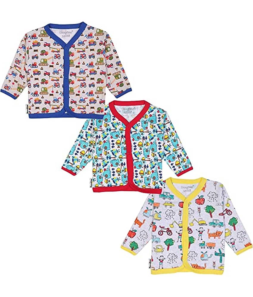 NammaBaby Pack of 3 Unisex for Baby Cotton T-Shirt ( Blue )