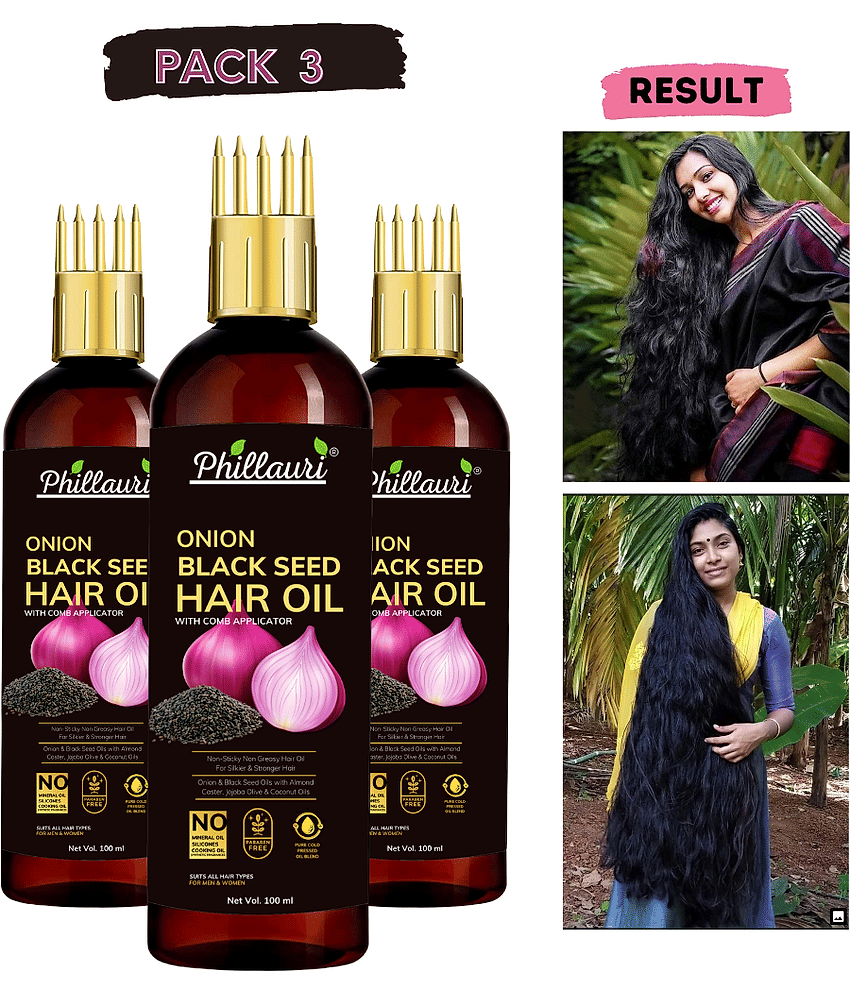 Phillauri - Hair Growth Onion Oil 500 ml ( Pack of 5 )