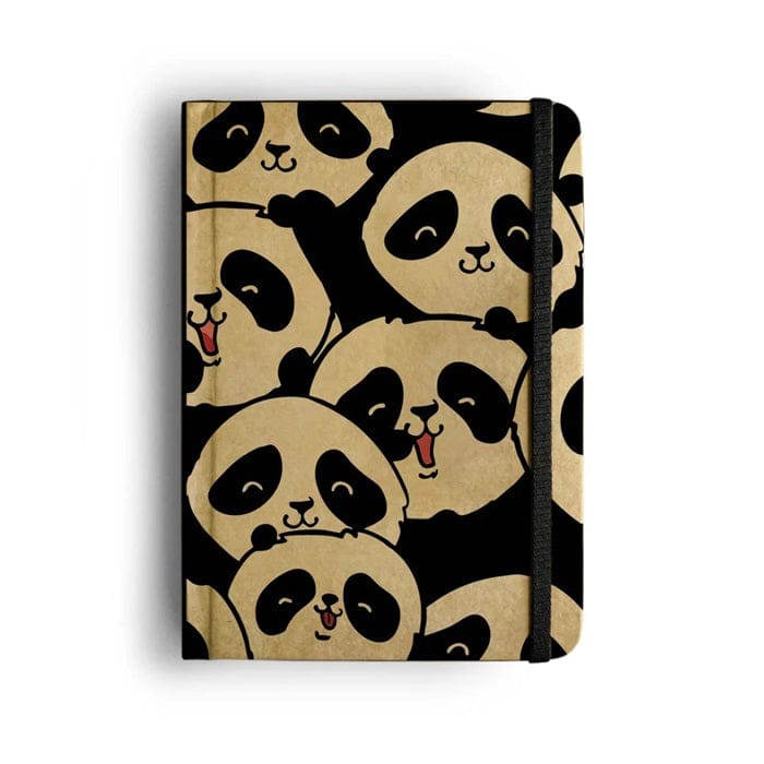 Mooch Hardcover Unruled Diaries A6 Seeking Panda-BUFF CARTRIDGE