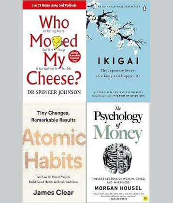 Who Moved My Cheese? + Ikigai + Atomic Habits + The Psychology of Money