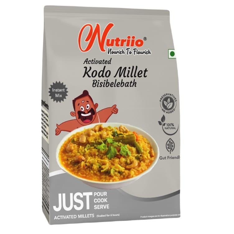 Nutriio - Kodo Millet Bisibelebath Mix 200 Gms (Pack of 2)
