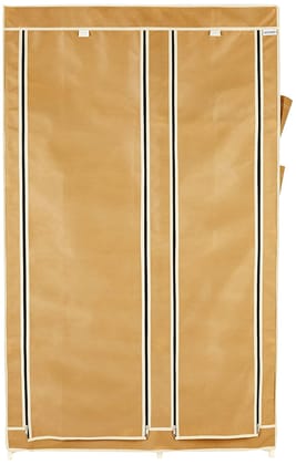 Portable Wardrobe Closet - Clothes Storage Organizer with Cover_assorted colour