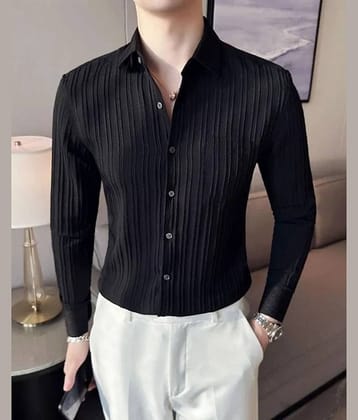 Bluedove Poly Cotton Regular Fit Solids Full Sleeves Men's Casual Shirt - White ( Pack of 1 )