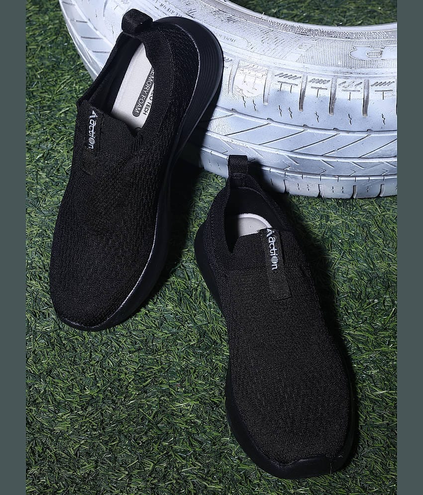 Action Sports Shoes For Men Black Men's Sports Running Shoes