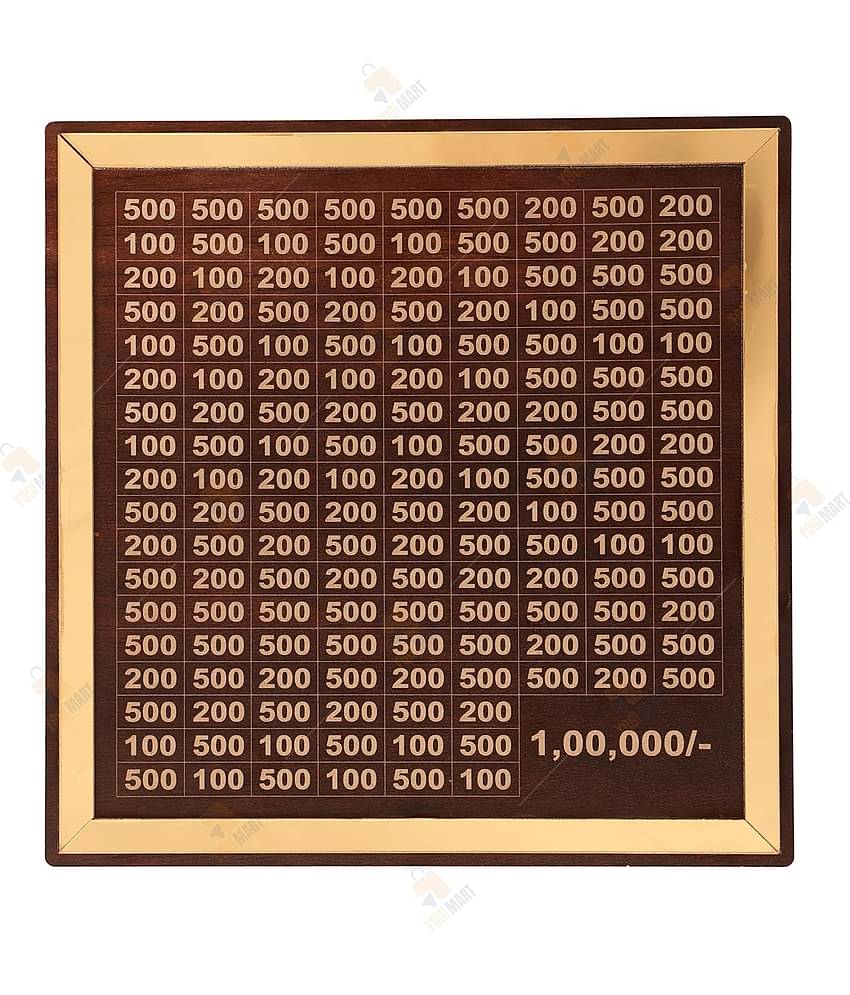 SKYVILLA Wood Khaki Piggy Bank ( Pack of 1 )