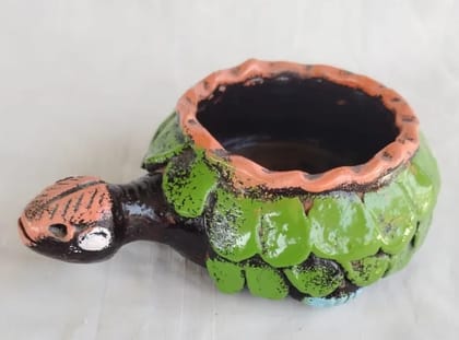 Terracotta Tortoise Flower Vase