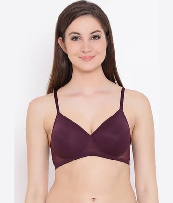 Clovia Nylon T-Shirt Bra - Purple