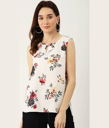 Quinoa Women's Chiffon Regular Top ( White )