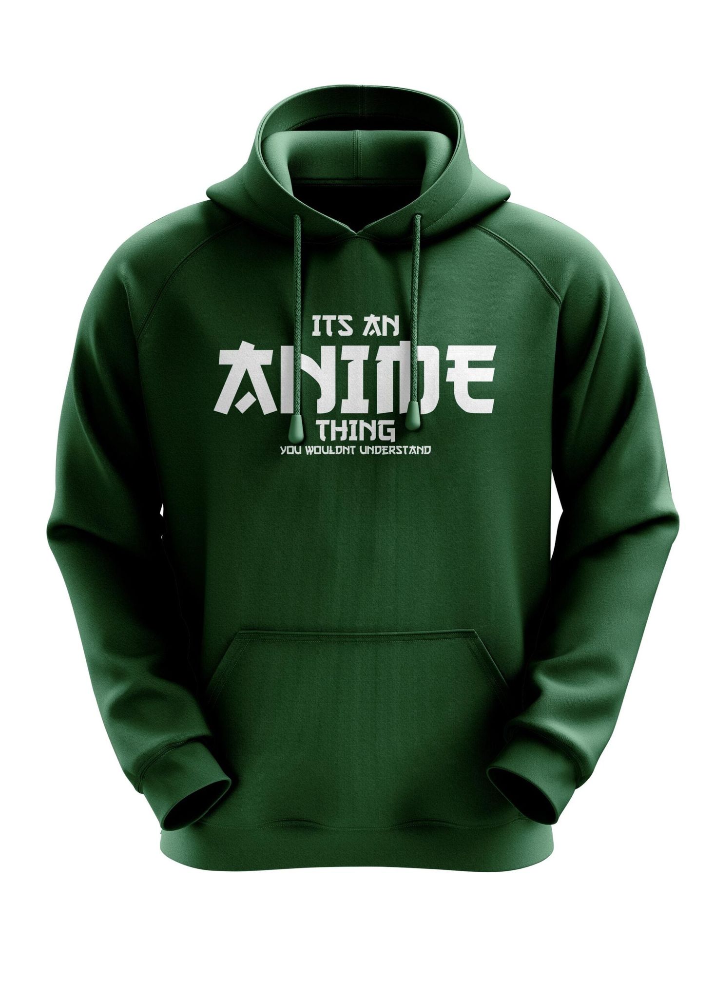 Levi Ackerman AOT Hoodie-Bottle Green / S