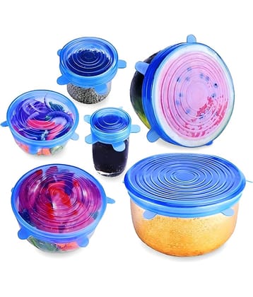 SARVASHVA TRENDS Non Stick Non-stick Cookware Sets silicone stretch lid