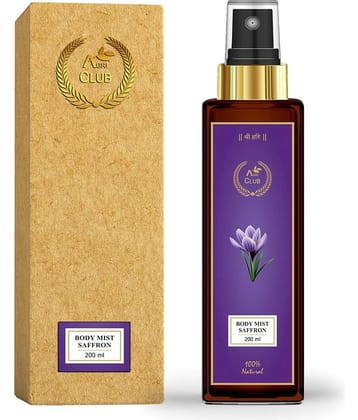 AGRI CLUB - Saffron Body Mist For Men,Women 200 ml ( Pack of 1 )