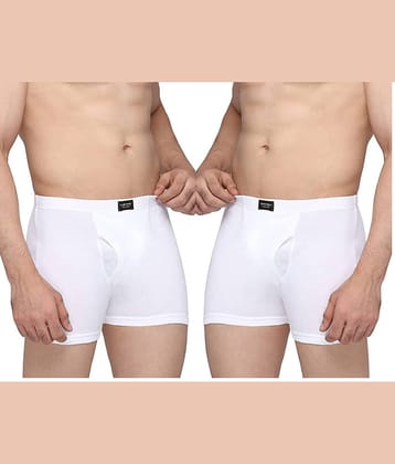 VEE SAA Pack of 2 Cotton Trunks For Men's ( White )