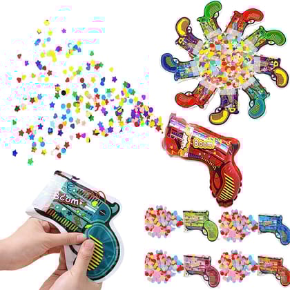 Gun Shaped Handy Party Popper - 6PC