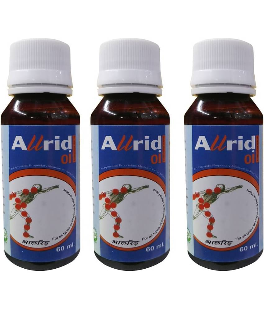 Axiom Allrid oil 60ml (pack of 3)|100% Natural WHO-GLP,GMP,ISO Certified Product