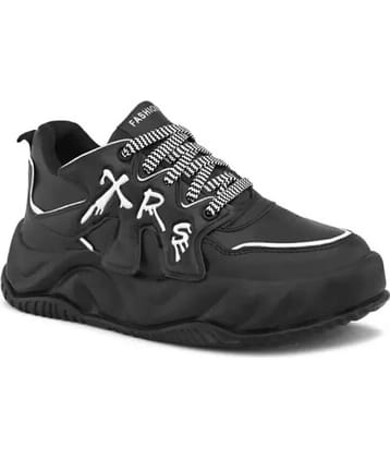 K- FOOTLANCE KC3013-BLK Black Men's Sneakers