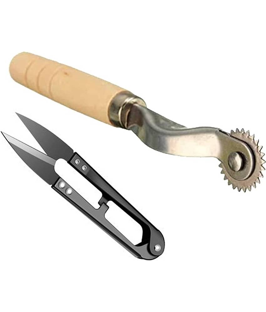 Shree Shyam® Combo Thread Cutter (1 Piece) + 1 Tracing Wheel (Set of 2)
