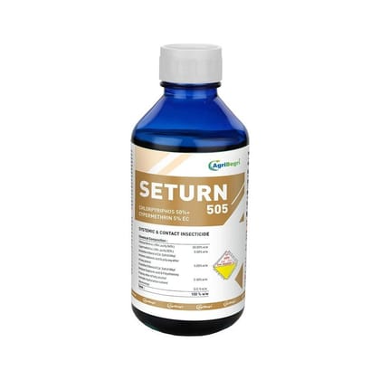 Seturn 505 1 Lit - 1 L - 1 L - Chlorpyriphos 50% + Cypermethrin 5% EC