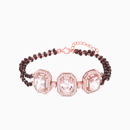Rose Gold Mangalsutra Bracelet