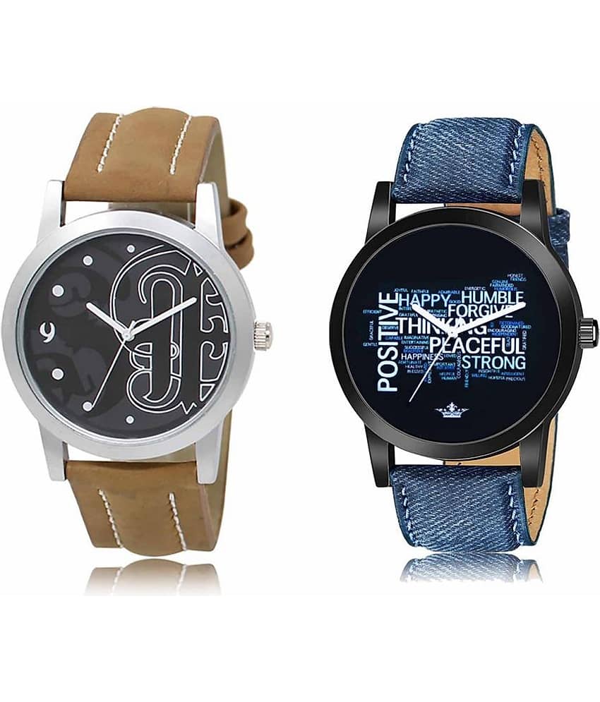 Lorem - Analog Watch Watches Combo For Men and Boys ( Pack of 2 )