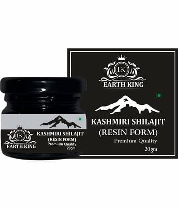 EARTH KING Kashmiri Shilajit Resin | Raw Shilajit(Semi Liquid) - 20Gm (Pack of 1)