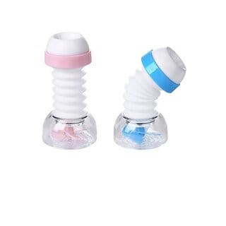 Pack of 2 Magree 360 NOSEL Faucet Nozzle (Push-On) Adjustable Water Spray Head for Kitchen Bathroom Faucets