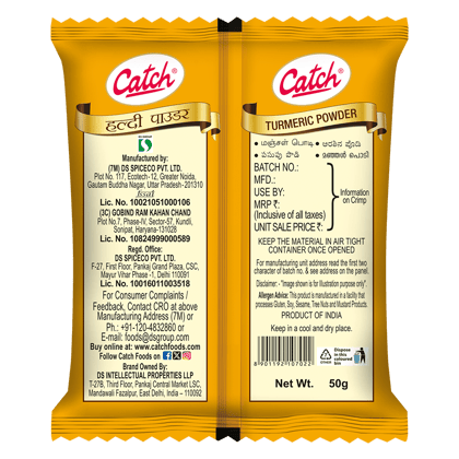 Catch Straight BIB || Turmeric Powder || Haldi Powder || 50 Grams