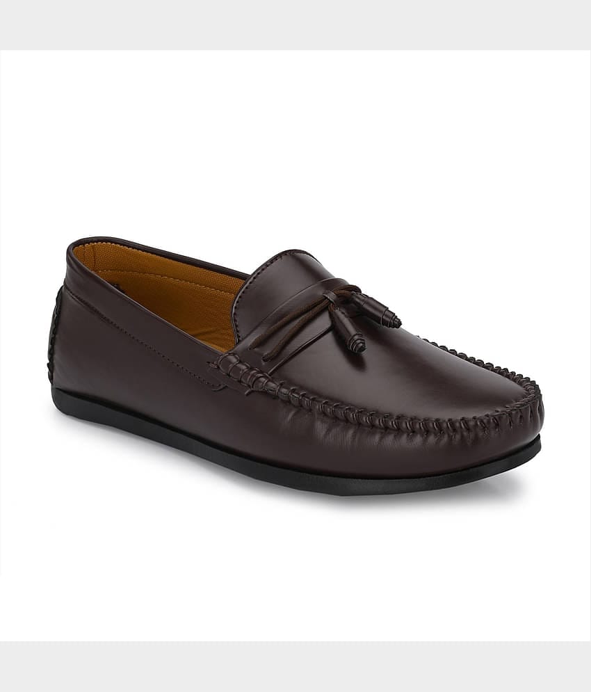 John Karsun Brown Men's Slip on