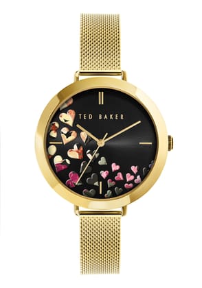 Ted Baker 3 Hands Ammy Hearts Watch-BKPAMF109-Black
