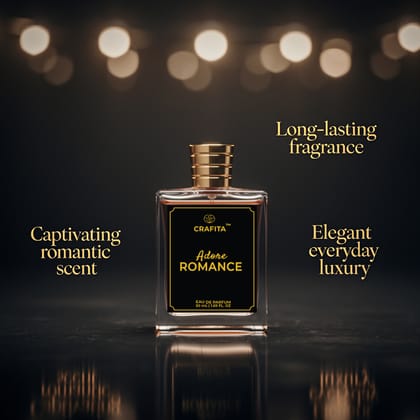 Adore Romance Unisex Perfume | Luxurious and Romantic Fragrance | Exotic & Floral | Long Lasting Impresive Perfume | 50 mL