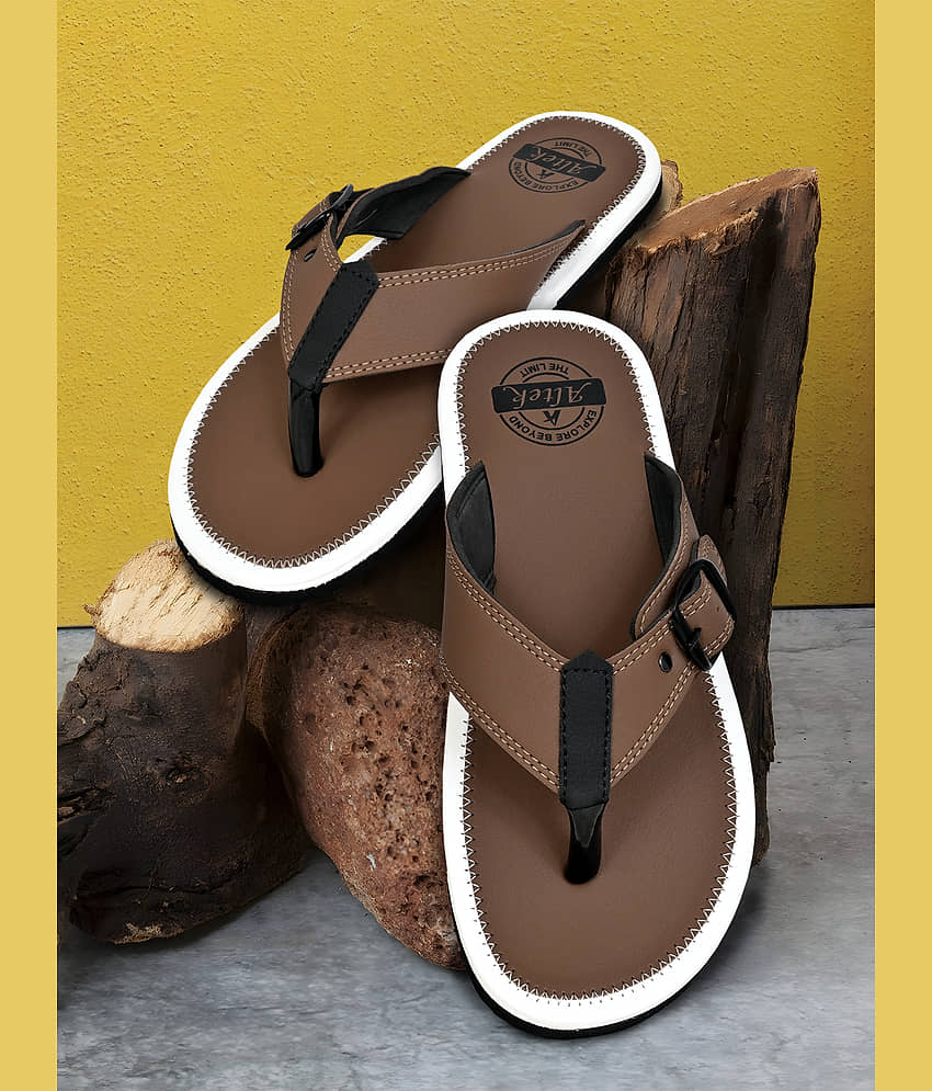 Chappal Wala Brown Men's Thong Flip Flop