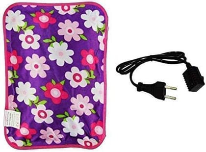AABHA Rechargeable Heating Pad Electric For Pain Relief, Hot Water Bag Electric For Pain Relief, Electric Hot Bag Heating Pad Auto Cut Electric Heating Pads (Any Color&Design) Pack of 1