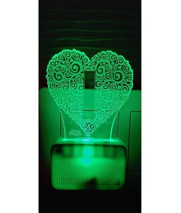 SUPER AJANTA - Multicolor Night Lamp ( Pack of 1 )