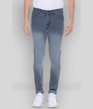 Urbano Fashion - Grey 100% Cotton Slim Fit Men's Jeans ( Pack of 1 )