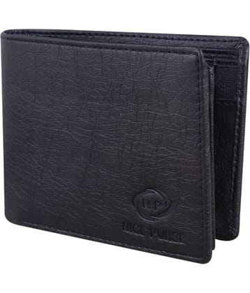 Nice Purse Black PU Men's Two Fold Wallet ( Pack of 1 )