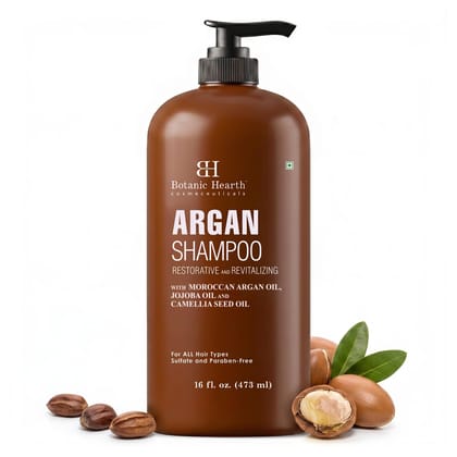 Botanic Hearth Argan Shampoo, Hydrating & Volumizing, Sulfate & Paraben Free, All Hair Types & Color Treated Hair, Men and Women 16 fl oz Botanic Hearth Argan Shampoo, Hydrating & Volumizing, Sulfate & Paraben Free, All Hair Types & Color Treated Hair, M Botanic Hearth Argan Shampoo, Hydrating & Volumizing, Sulfate & Paraben Free, All Hair Types & Color Treated Hair, Men and Women 16 fl oz Botanic Hearth Argan Shampoo, Hydrating & Volumizing, Sulfate & Paraben Free, All Hair Types & Color Treated Hair, M