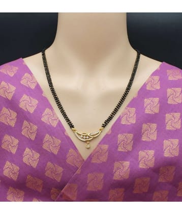 Soni jewellery Golden Mangalsutra ( Pack of 1 ) - Golden