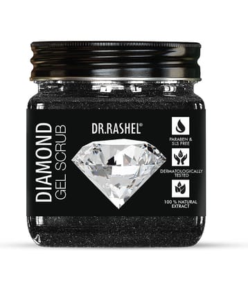 DR.RASHEL DIAMOND FACE and BODY GEL scrub For MEN and WOMEN (380 ml , Pack of 1)