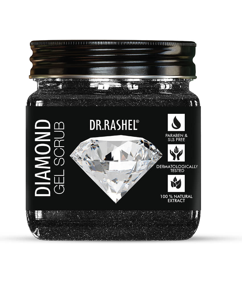 DR.RASHEL DIAMOND FACE and BODY GEL scrub For MEN and WOMEN (380 ml , Pack of 1)