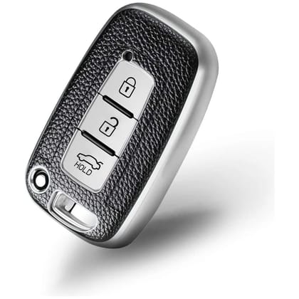 Hyundai Verna Fluidic, Old i20, Santafe Push Button Smart Key | Car Key Cover | Protects and Personalizes Your Key