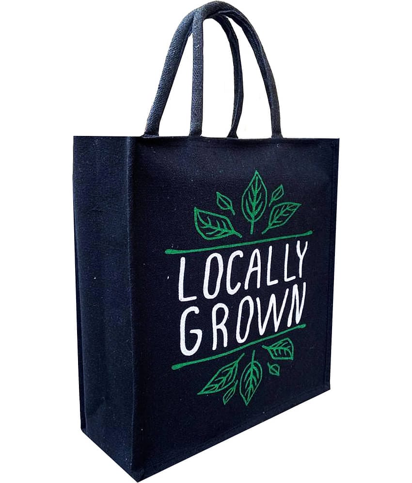 ENSAC Green Jute Lunch Bag Pack of 1