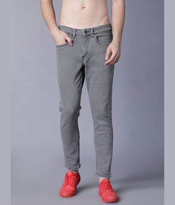 Highlander Slim Fit Clean Look Men's Jeans - Grey ( Pack of 1 )
