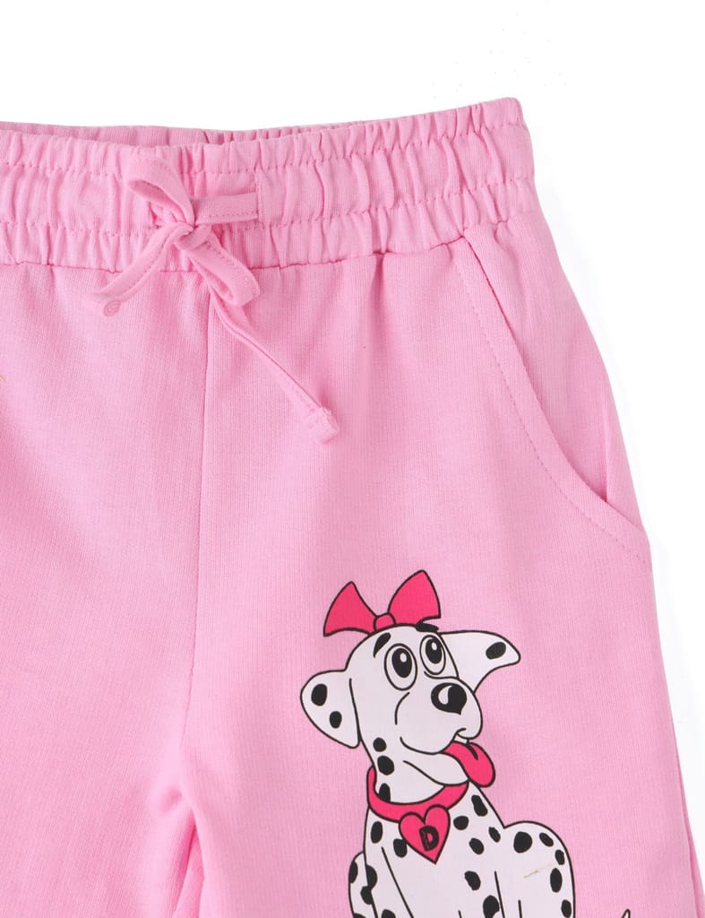 Modern Kids Girls Shorts Cotton French Terry Bon Bon Pink “Cute Dog” 2025 at ShopCircuit | ONDC