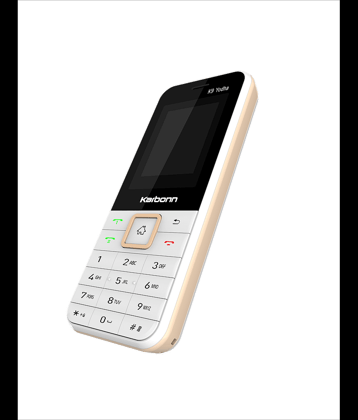 Karbonn K9 YODHA Dual SIM Feature Phone White Gold