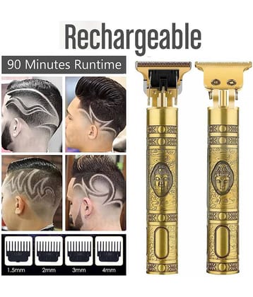 Intimify Hair/Beard Trimmer Gold Corded,Cordless Beard Trimmer With 90 minutes Runtime